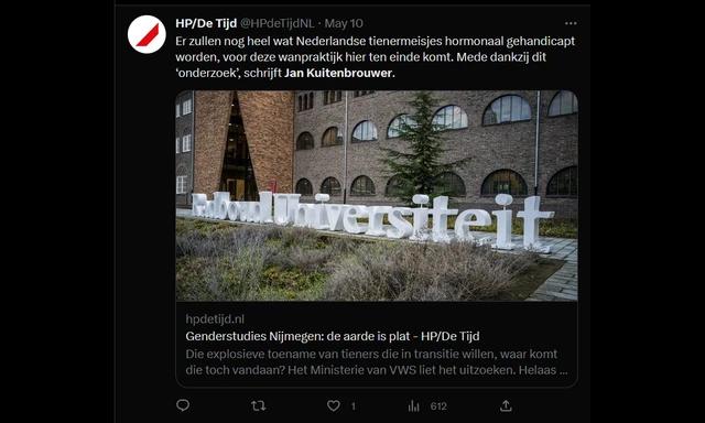 HP/De Tijd helpt graag mee met het verspreiden van anti-transgender retoriek.